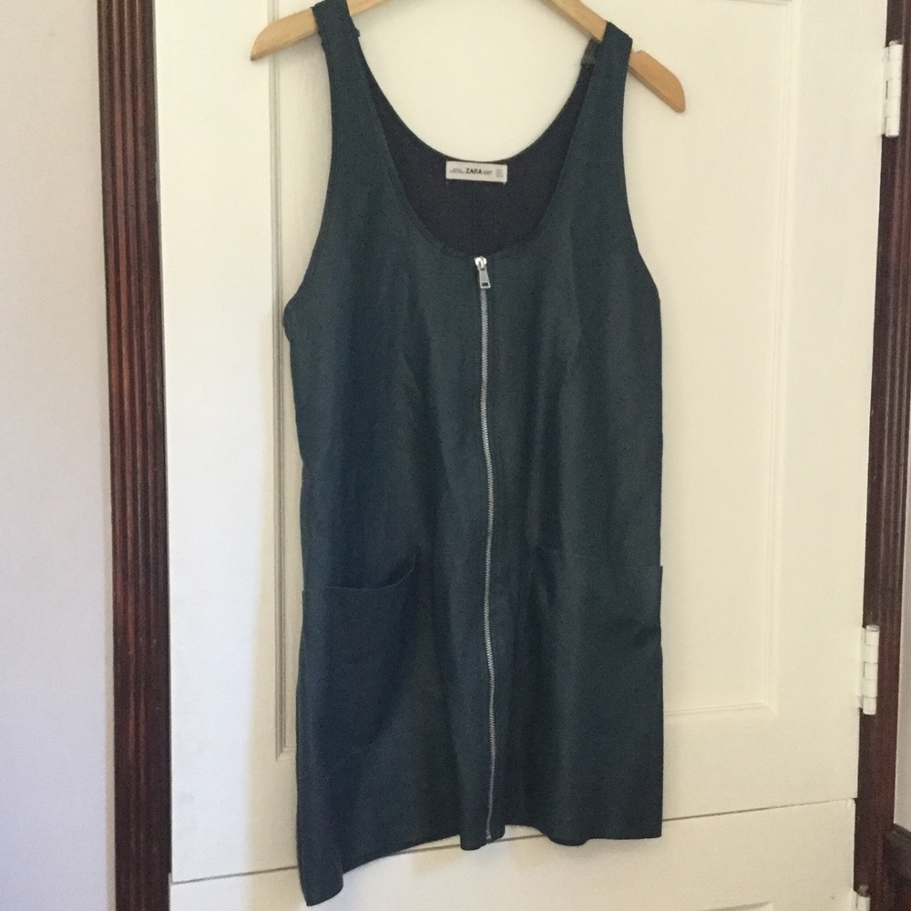 Zara Faux Leather Jumper/Dress, S